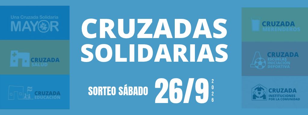 12 instituciones fueron beneficiadas en el sorteo de las Cruzadas Solidarias