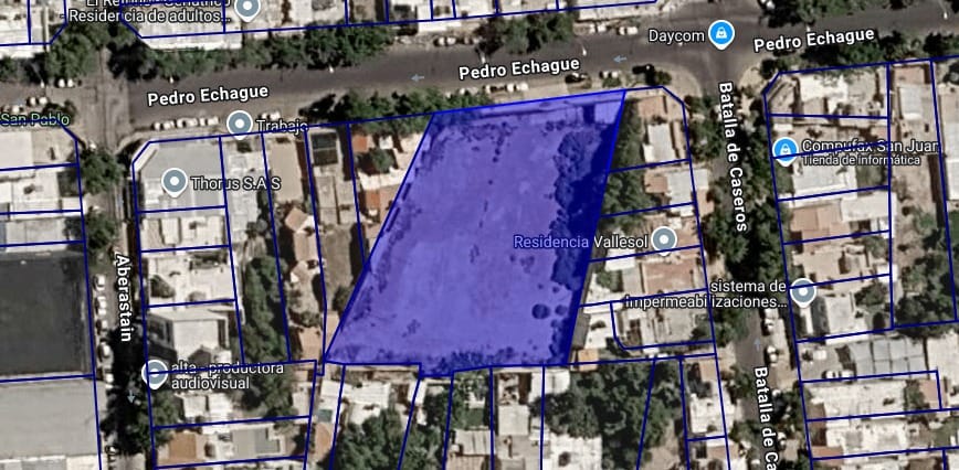 LOTE | 3026 M² | EXCELENTE UBICACIÓN | IDEAL INVERSIÓN | GRAN FRENTE | PEDRO ECHAGÜE