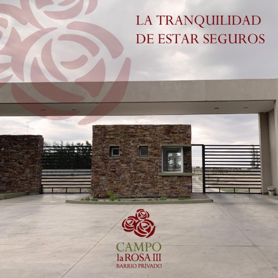 Terreno en Barrio Privado Campo las Rosas III Santa Lucia