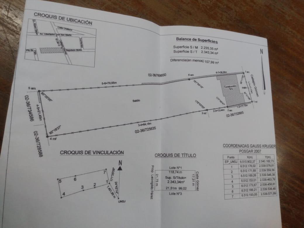 Terreno ideal para desarrollo en Rivadavia Gomez y Libertador - Foto 2