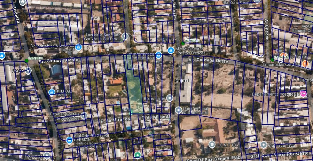 Excelente terreno para desarrollo en Capital