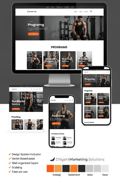 Professional Web Design and Development Services by Diligent Marketing Solutions