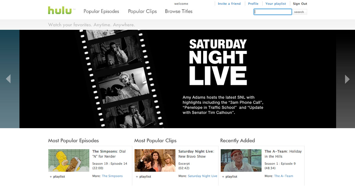 netflix amazon prime hulu