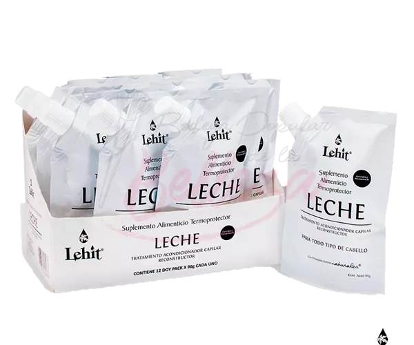 TRATAMIENTO ACONDICIONADOR RECOSTRUCTOR LECHE - SACHET X90G - LEHIT