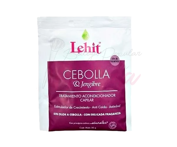 TRATAMIENTO CEBOLLA Y JENGIBRE - 20 SOBRES X30G - LEHIT
