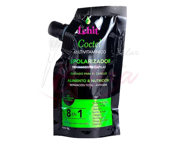 TRATAMIENTO CÓCTEL MULTIVITAMÍNICO REPOLARIZADOR 8 EN 1 - SACHET X90G - LEHIT