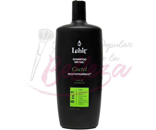 SHAMPOO COCTEL 8 EN 1 - SIN SAL X1000ML- LEHIT