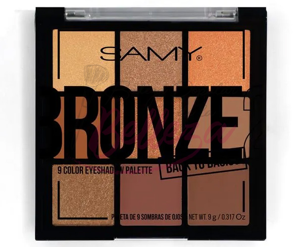PALETA DE SOMBRAS X9 #18 BRONZE 2- SAMY