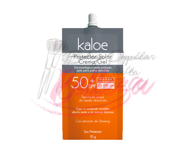PROTECTOR SOLAR CREMA GEL UNID SACHET X10G - KALOE