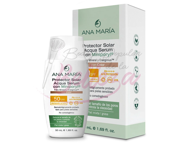 PROTECTOR SOLAR ACQUA SÉRUM CON COLOR X50ML - ANA MARÍA