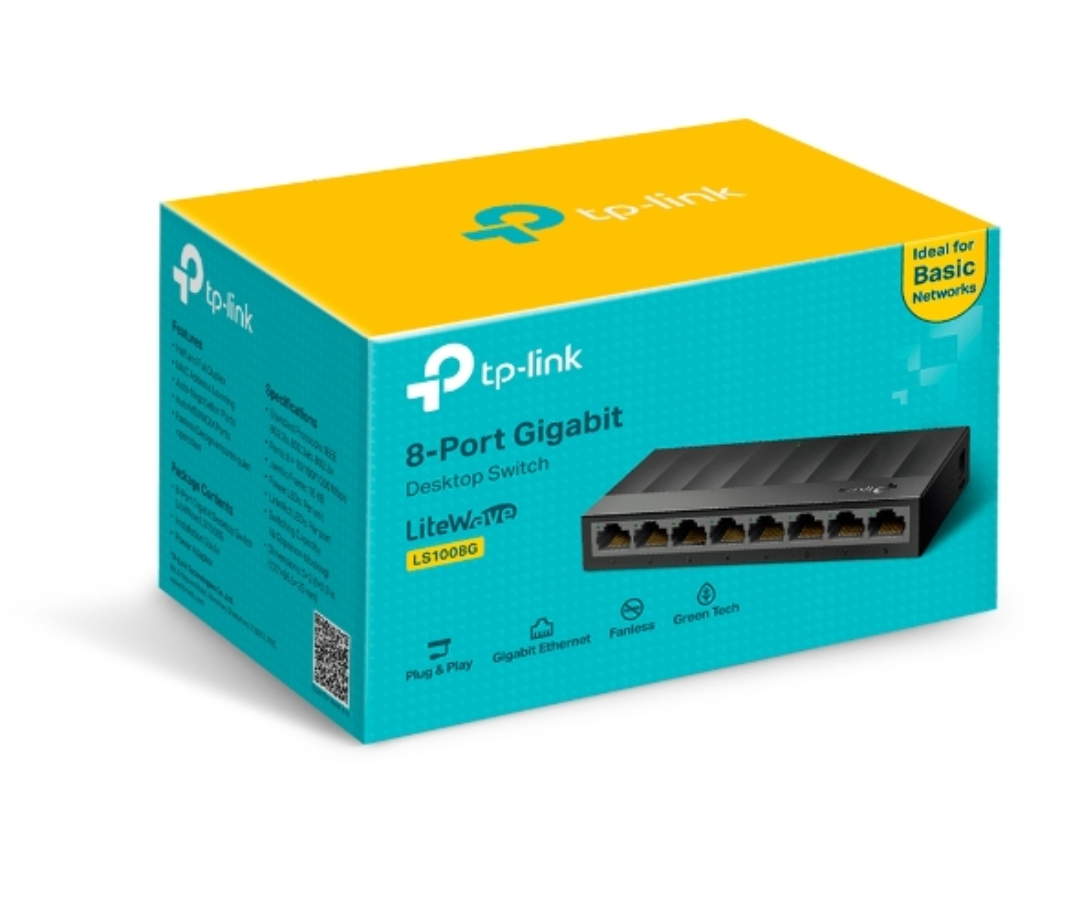 · Puerto RJ45 de negociación automática de 8 × 10/100 / 1000Mbos, compatible con Auto-MDI / MDIX
· La tecnología Green Ethernet ahorra energía
· El control de flujo IEEE 802.3X proporciona transferencia de datos confiable
· Diseño de carcasa de plástico, escritorio o montaje en pared.
· Plug and play, no necesita configuración
· El diseño sin ventilador garantiza un funcionamiento silencioso