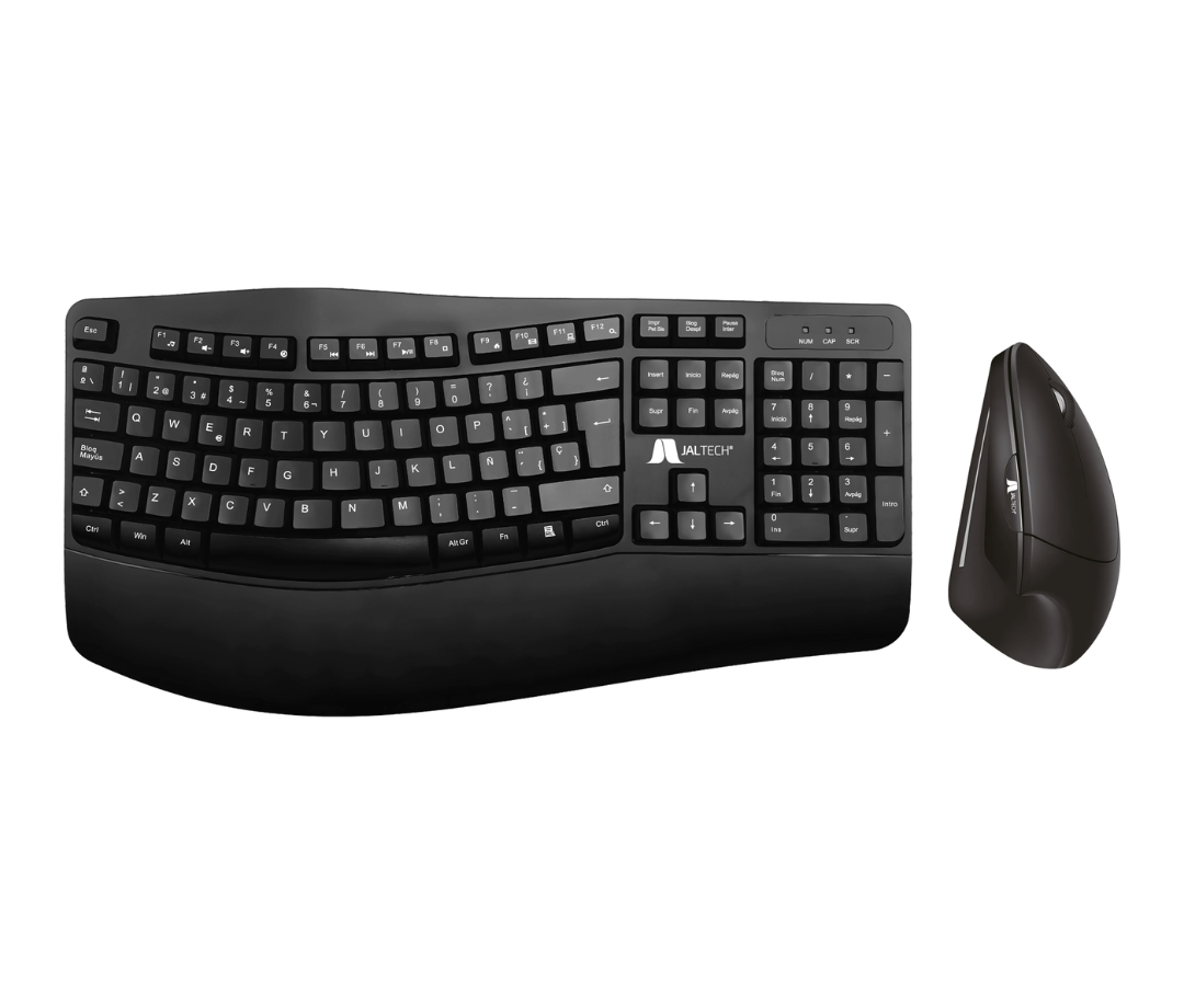 COMBO TECLADO MOUSE ERGONIMICO INALAMBRICO