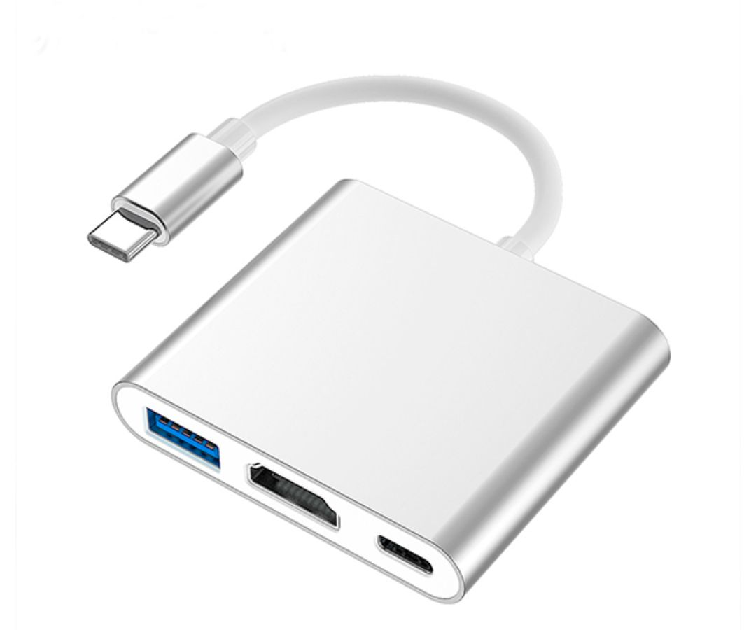 ADAPTADOR HUB TIPO C MULTIPUERTO 3 EN 1
