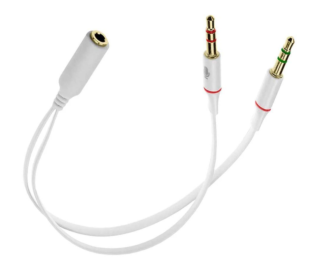 CABLE ADAPTADOR 3.5MM HEMBRA A 2 3.5 MACHO