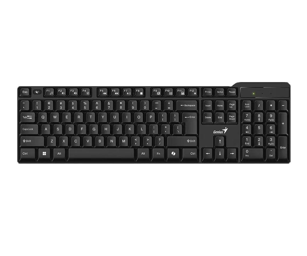 TECLADO GENIUS KB-7100X INALÁMBRICO 2.4GHZ NEGRO