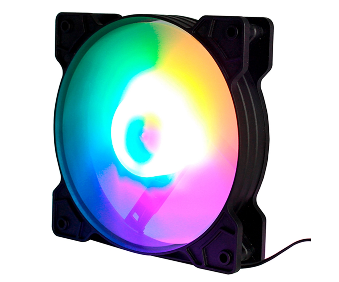 VENTILADOR COOLER 12CM RGB