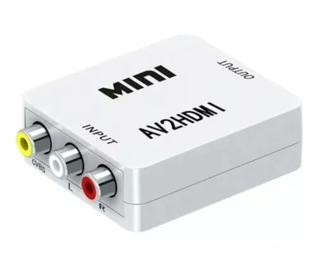 CAJA CONVERTIDORA RCA A HDMI 1080P