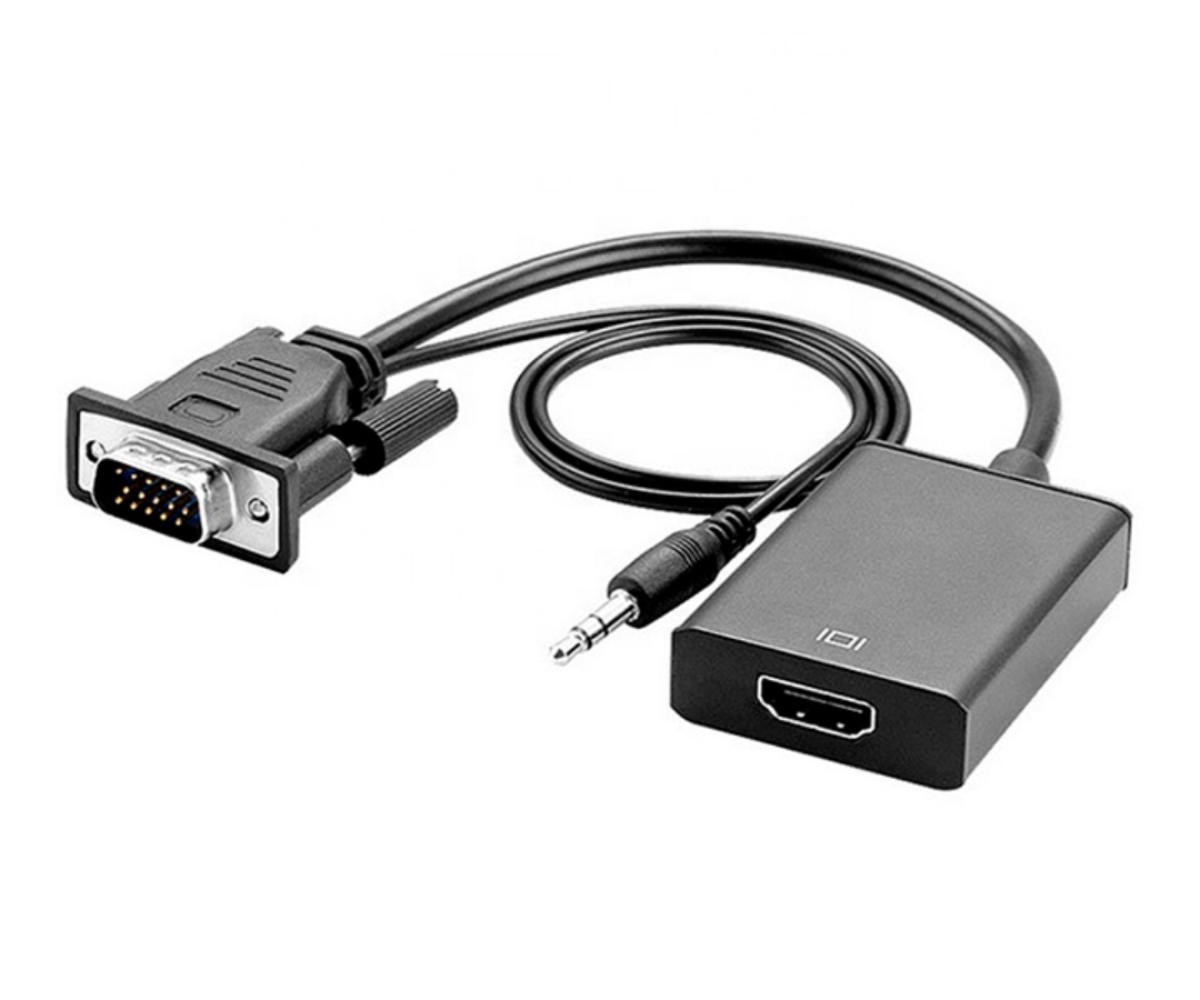 CONVERTIDOR VGA+AUDIO A HDMI