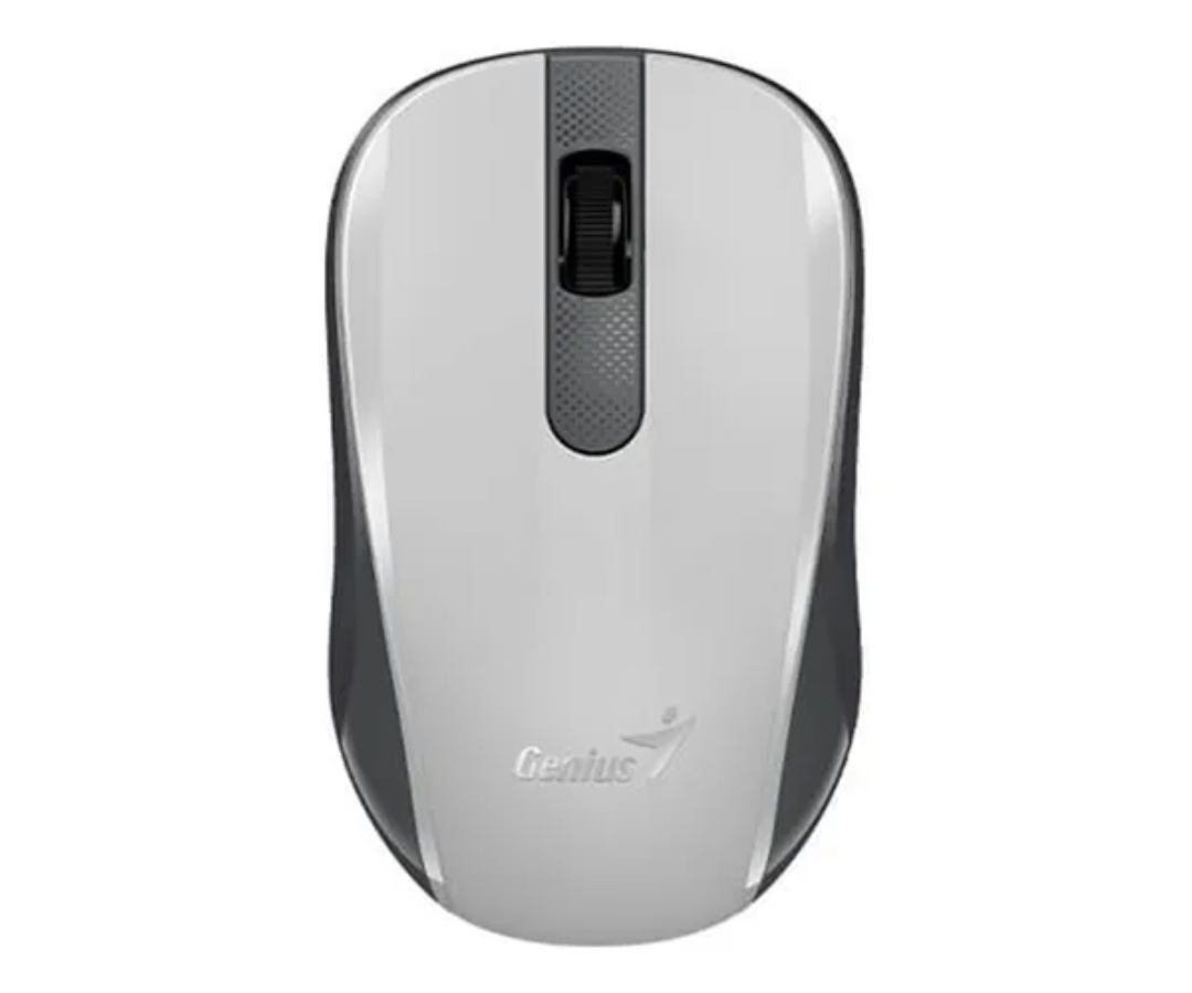 MOUSE INALÁMBRICO NX-8008S BLANCO GRIS