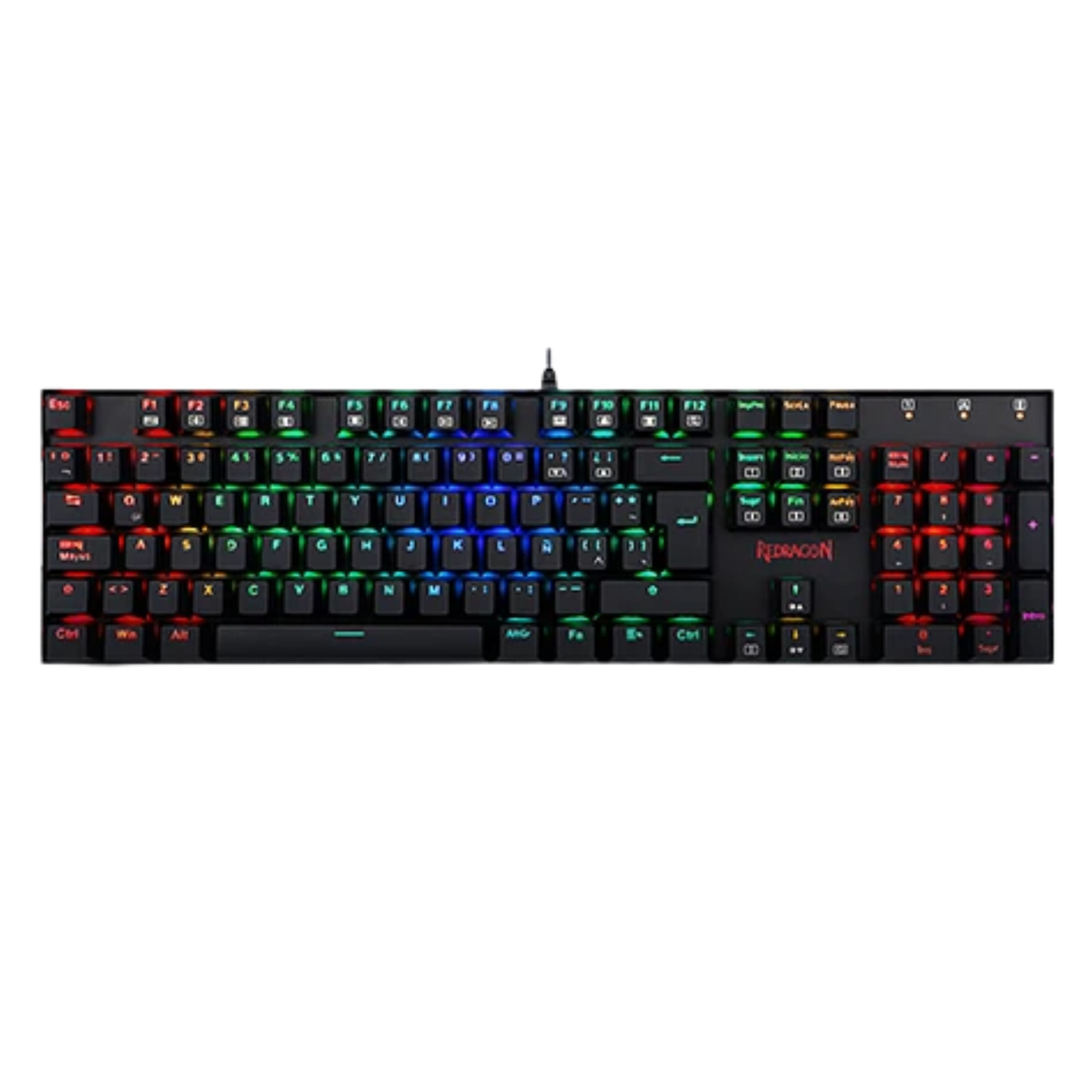 TECLADO GAM. REDRAGON MITRA RGB (MECANICO)