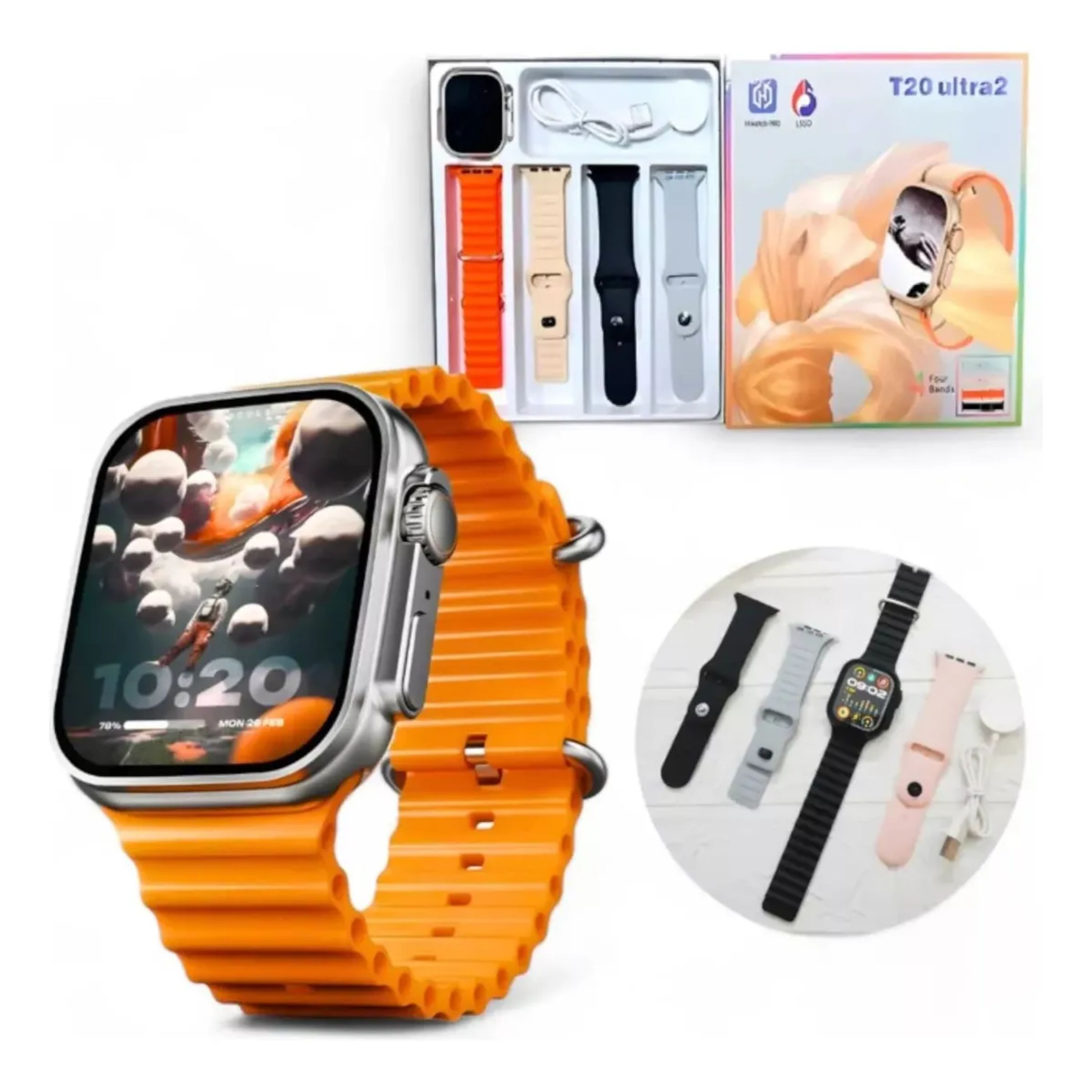 SMARTWATCH X4 MANILLAS   T20 ULTRA2