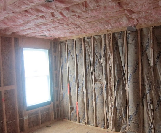 Shed Interior with Insulation