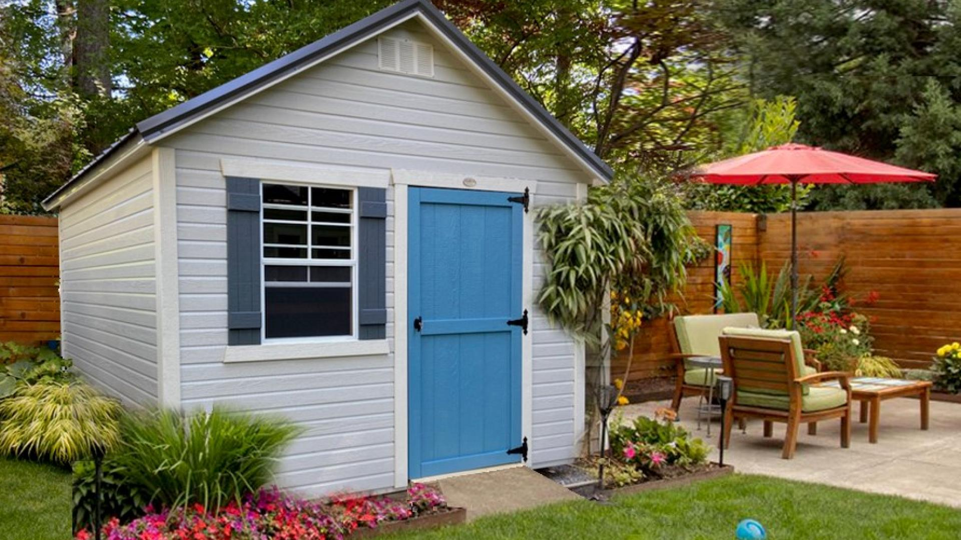 How to Make Your Storage Shed a Backyard Focal Point