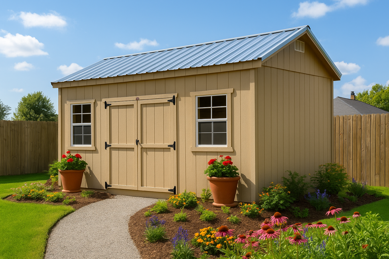 When is the best time to buy a pre-owned shed? 