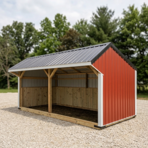 12 X 20 Run-In Shed