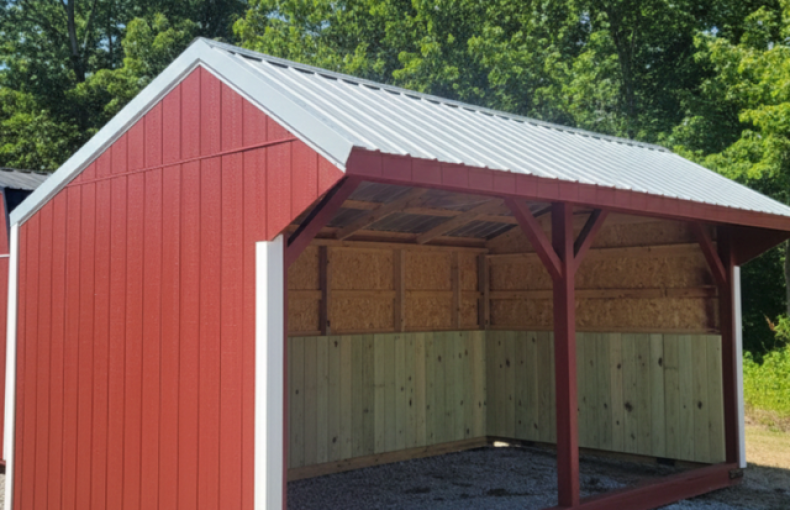 12 X 20 Run-In Shed