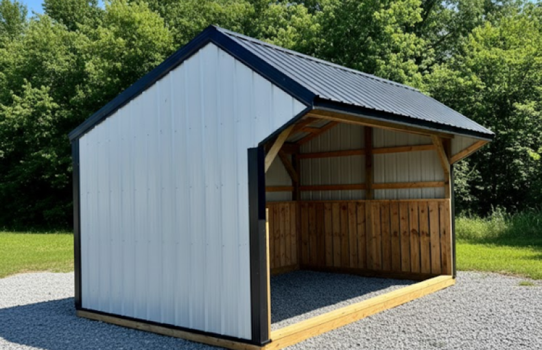 12 X 16 Run-In Shed