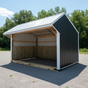 12 X 16 Run-In Shed