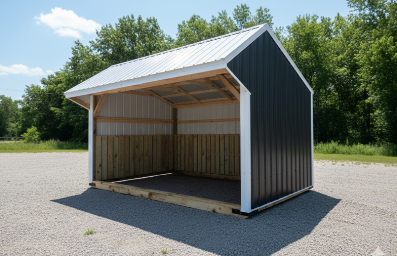 12 X 16 Run-In Shed