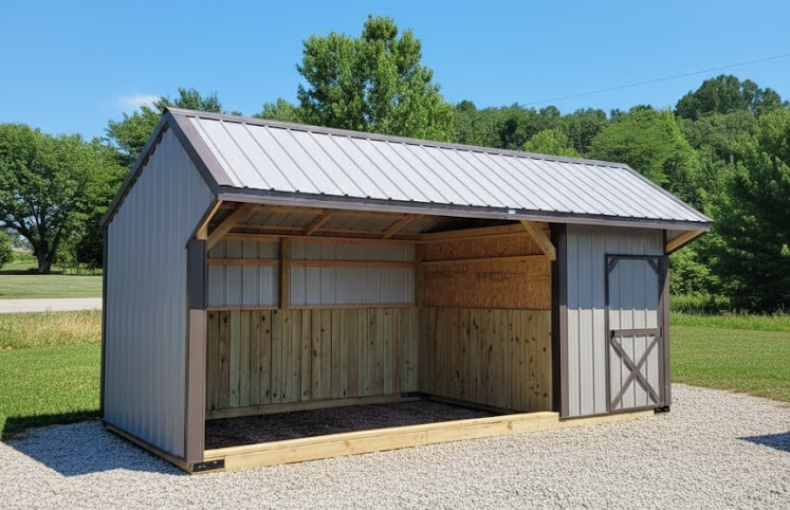 12 X 20 Run-In Shed