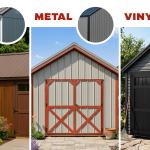 Wood vs. Metal vs. Vinyl Sheds: Which is Best for Your Backyard?