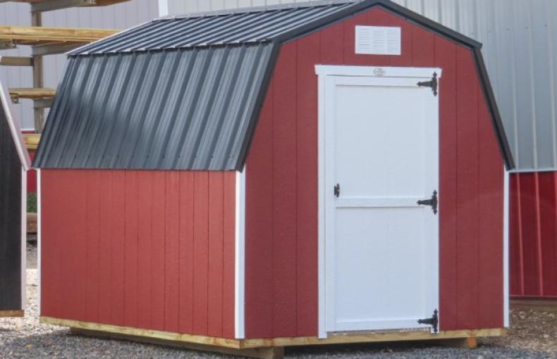 8 X 10 Compass Mini Barn