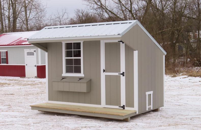 8 X 10 Chicken Coop Porch