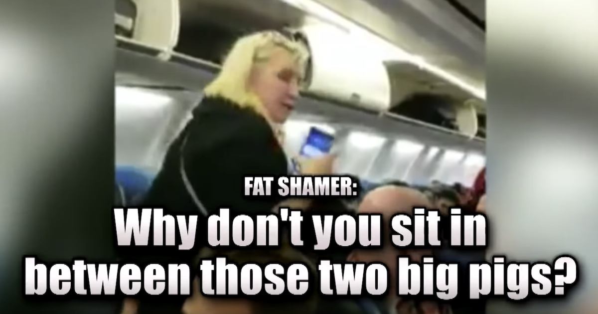 WATCH: Fellow Flyers Put Fat-Shaming Airline Passenger in Her Place