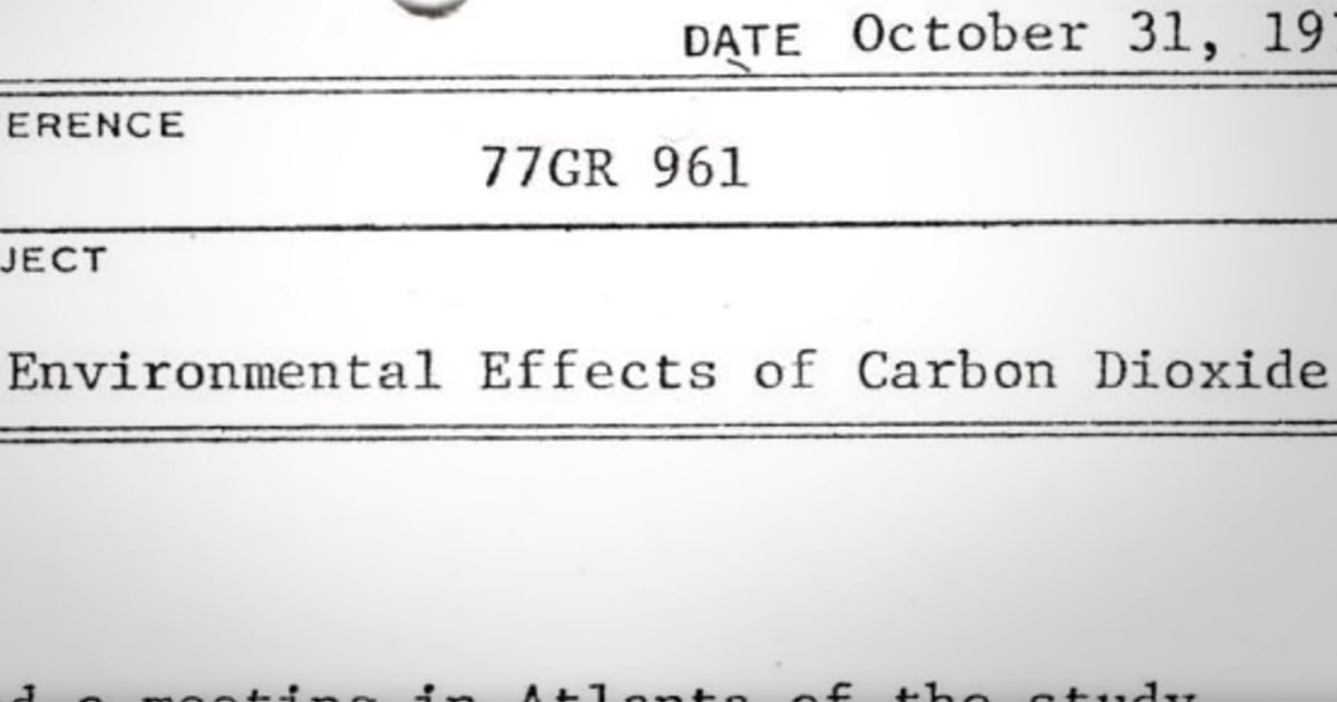 Exxon knew about climate change