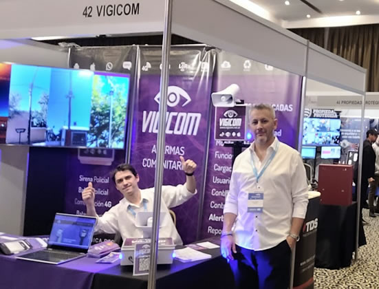 Vigia en la Expo Seguridad Rosario 2023
