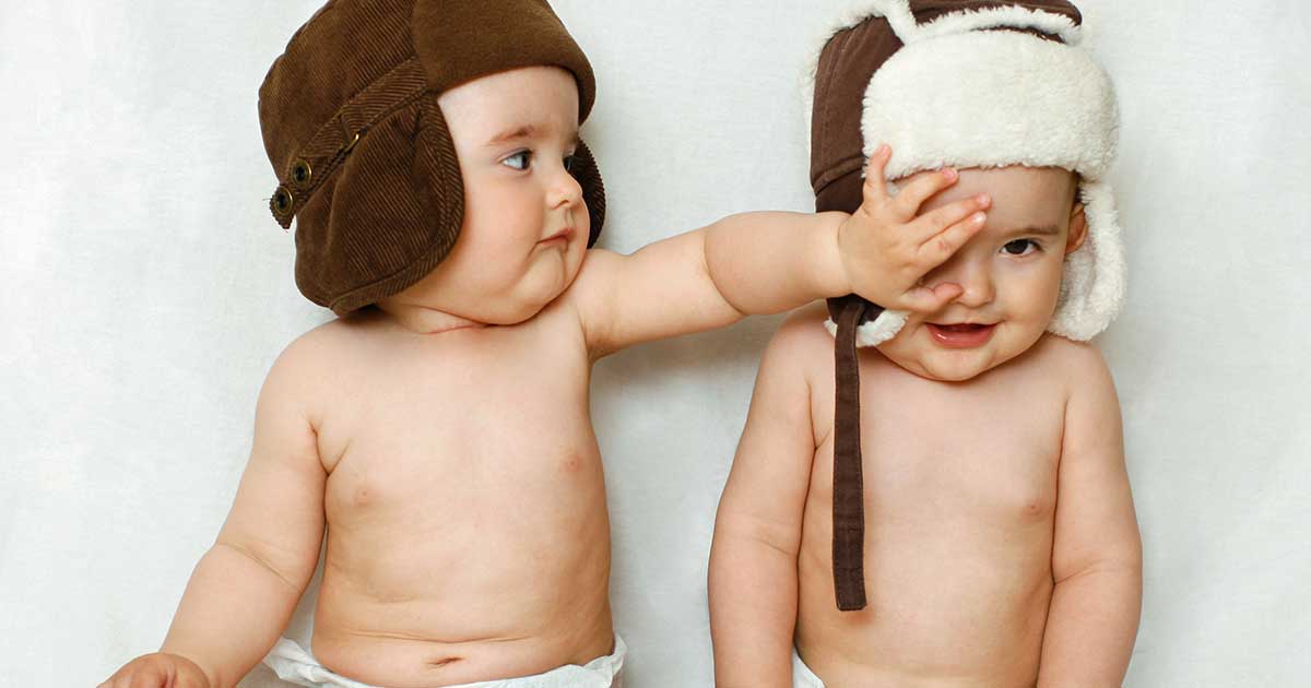 Watch: Adorable Twins Have Hilarious Giggle Fit