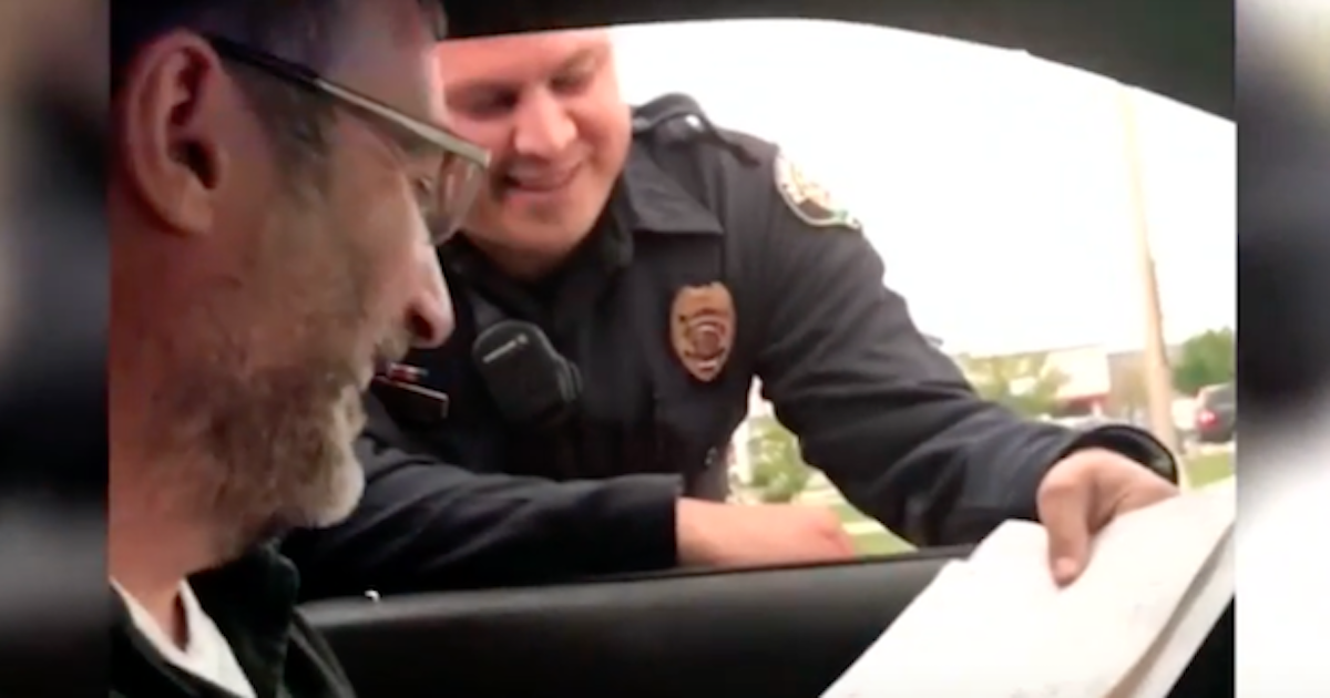 Grandpa Gets the Shock of His Life When He Is Pulled Over