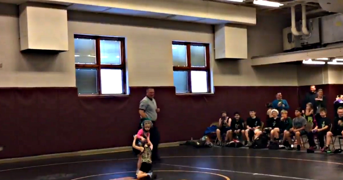 toddler rescue wrestling sister