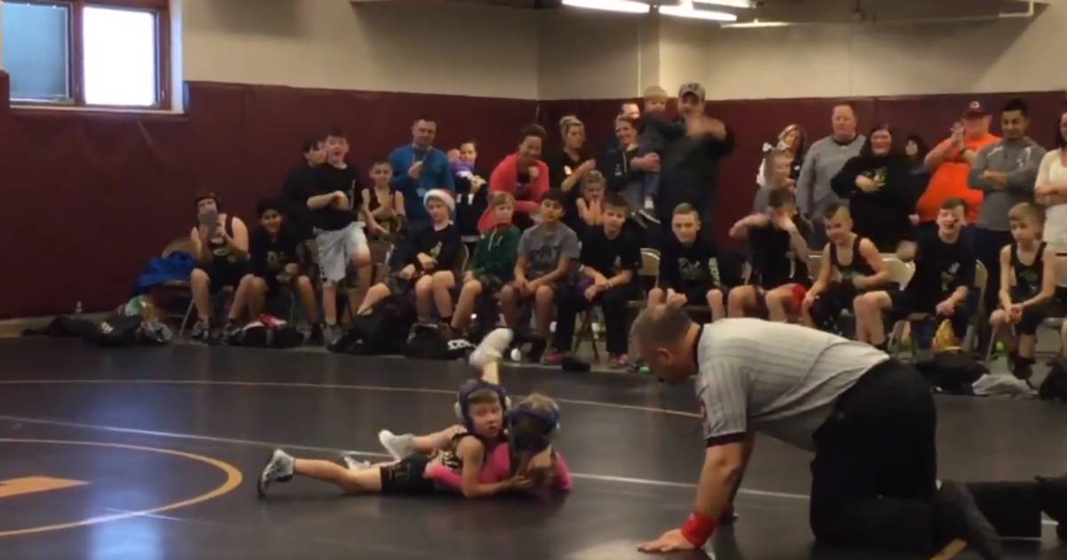 toddler rescue wrestling sister