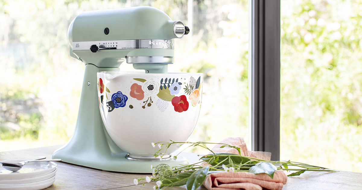 Customize Your KitchenAid Stand Mixer With Gorgeous New Ceramic Bowl Designs