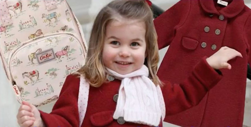 Princess Charlotte's backpack