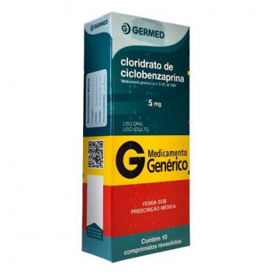 Ciclobenzaprina 5 Mg - 10 Comprimidos Revestidos