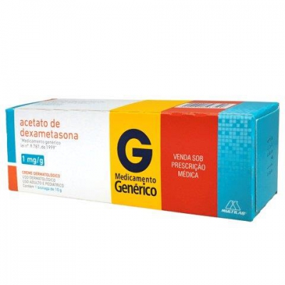 Acetato De Dexametasona Creme - 1 Mg/g - 10 Gramas