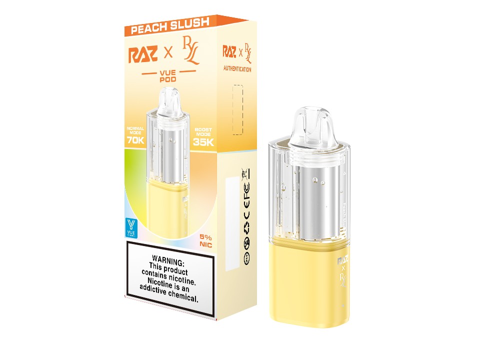 Peach Slush RAZ RYL VUE 70K Disposable Pod