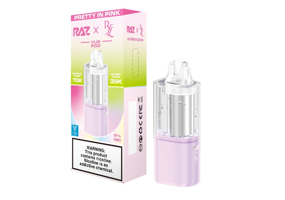 Pretty in Pink RAZ RYL VUE 70K Disposable Pod